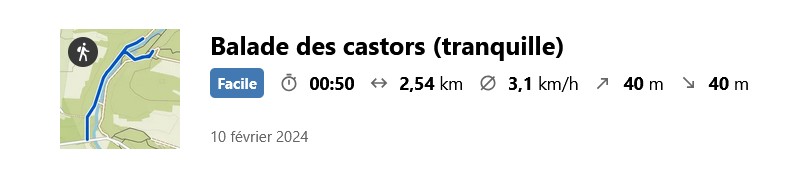 ballade des castors tranquille